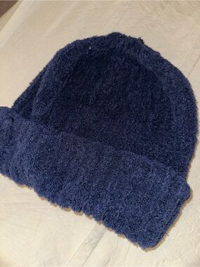 BDG Deep Blue Plush Beanie